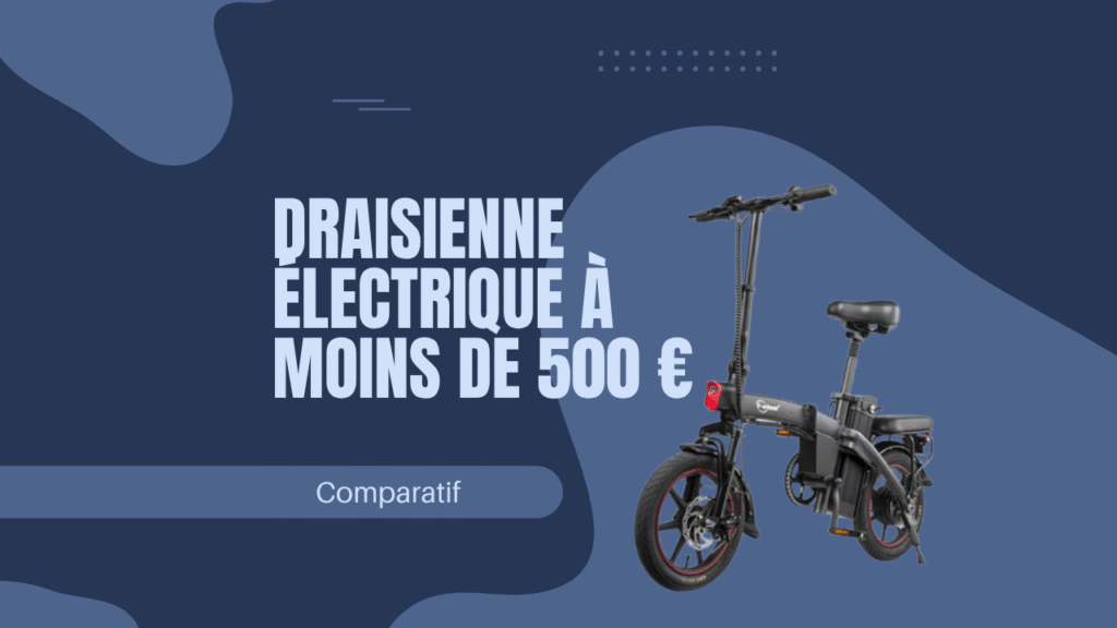 draisienne électrique à moins de 500 €(1)