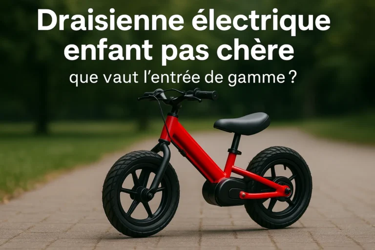 draisienne électrique enfant pas cher